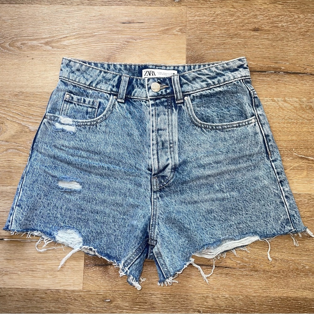 Zara denim shorts